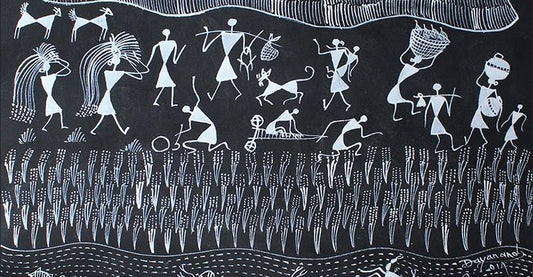 Image of geometric figures in black and white
