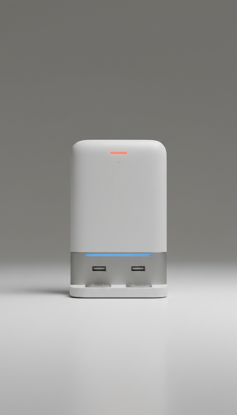 TransitDock multi-device charging station
