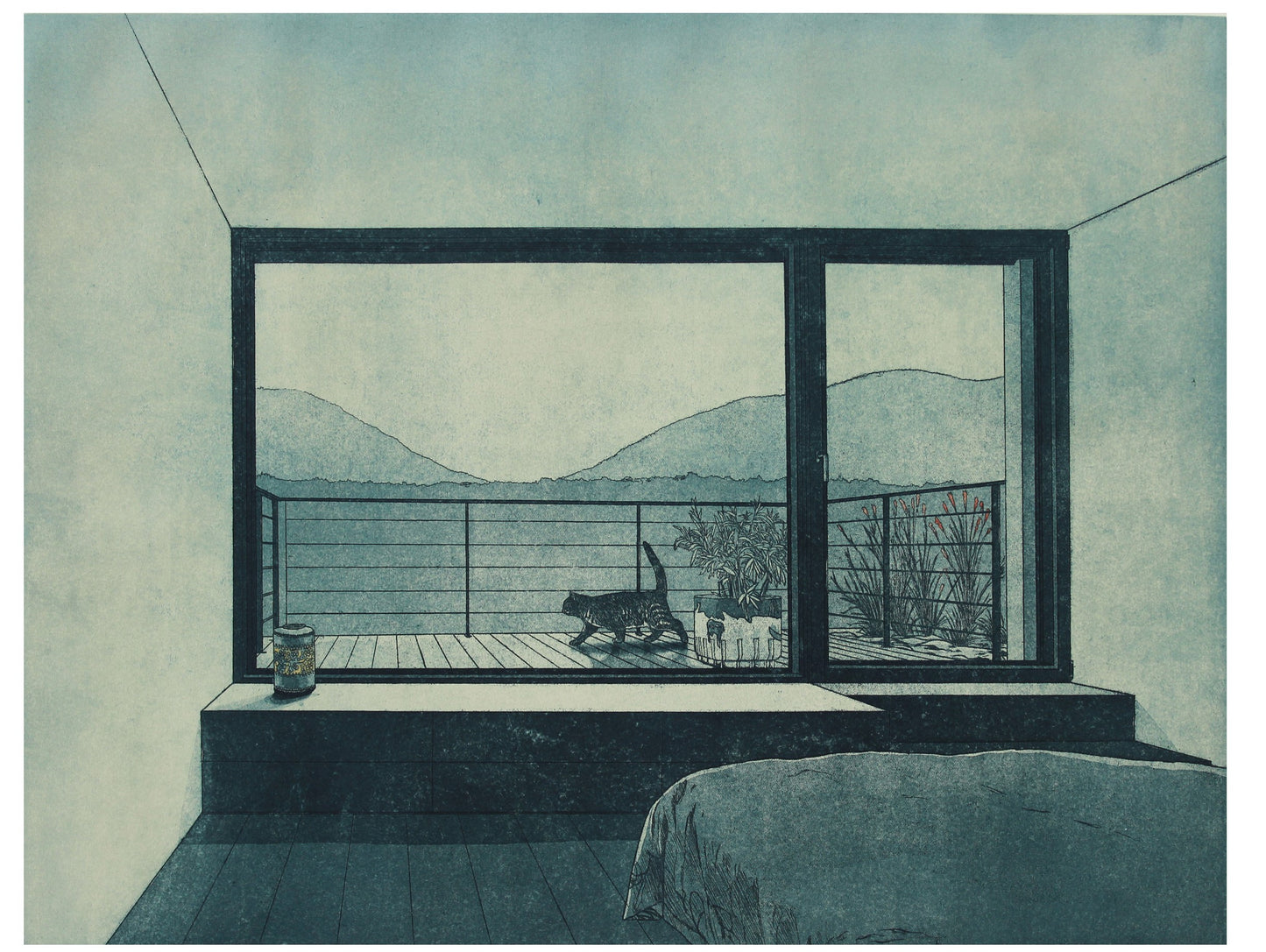 Cat in the Balcony