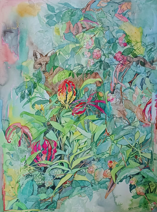Gauri Flowers and the Fox