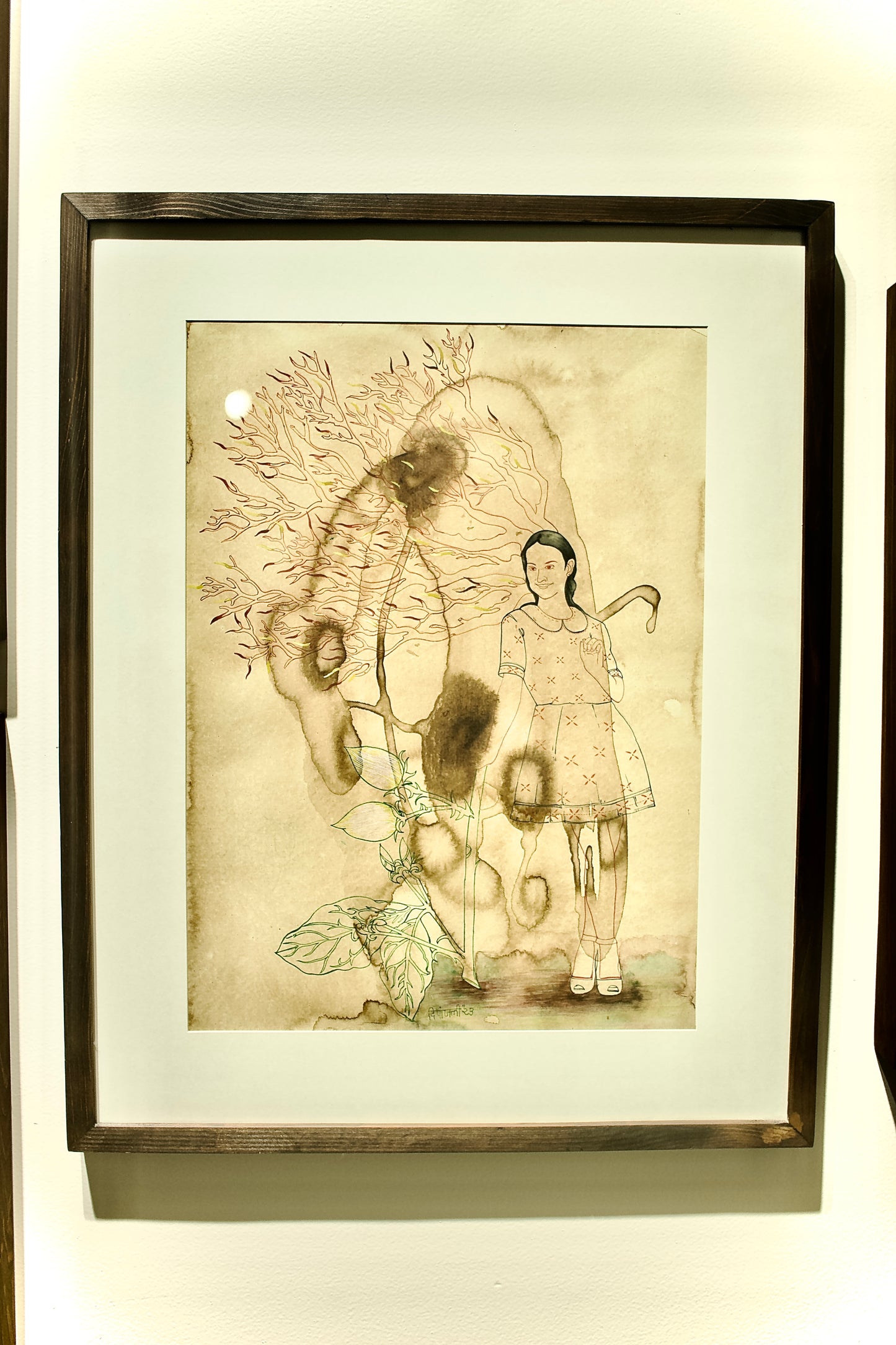 Girl With Kapok Tree