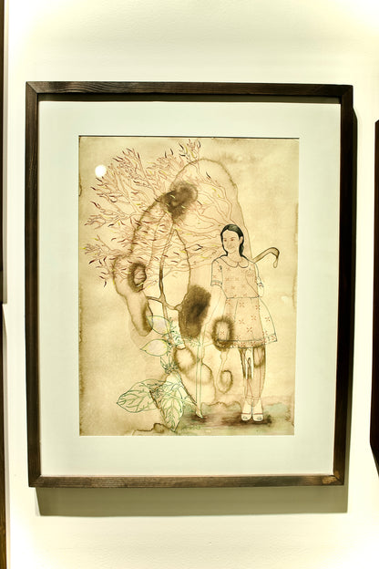 Girl With Kapok Tree